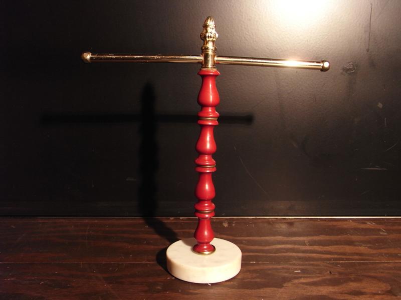 Italian marble accessory display stand