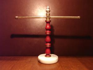 Italian marble accessory display stand