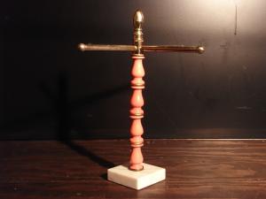 Italian marble accessory display stand