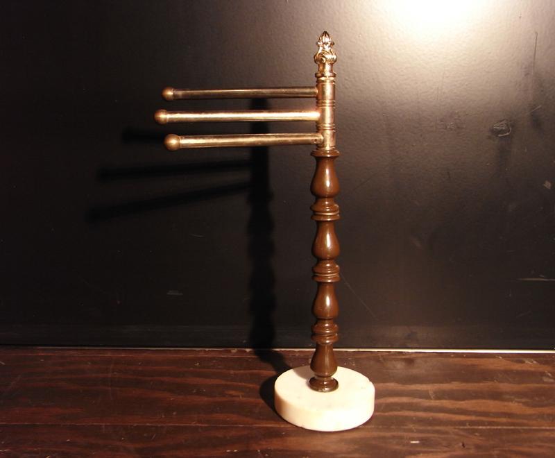 Italian marble accessory display stand