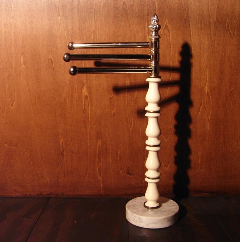 Italian marble accessory display stand