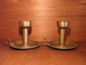 Italian brass candle holder