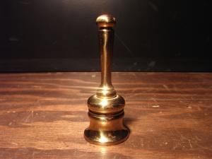 Italian brass hand bell