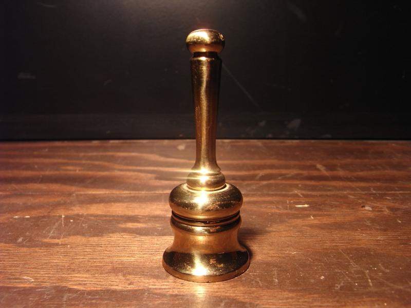 Italian brass hand bell