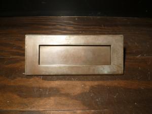 Italian brass mail slot