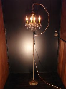 Spanish brass floor chandelier 4灯