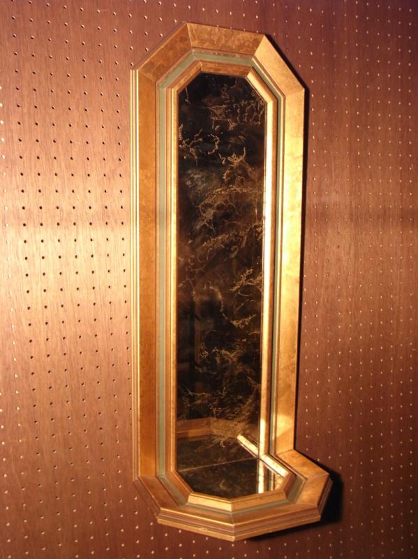 Italian wood wall mirror