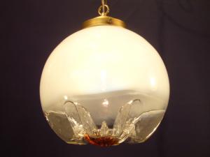 A.V.Mazzega large glass shade pendant 1灯