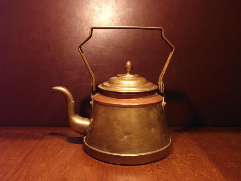 Italian brass kettle