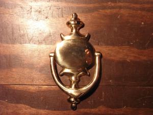 Italian brass door knocker