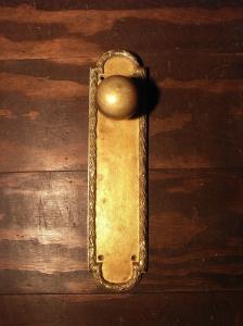 Italian brass door knob