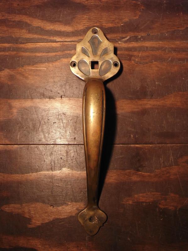 Italian brass door handle