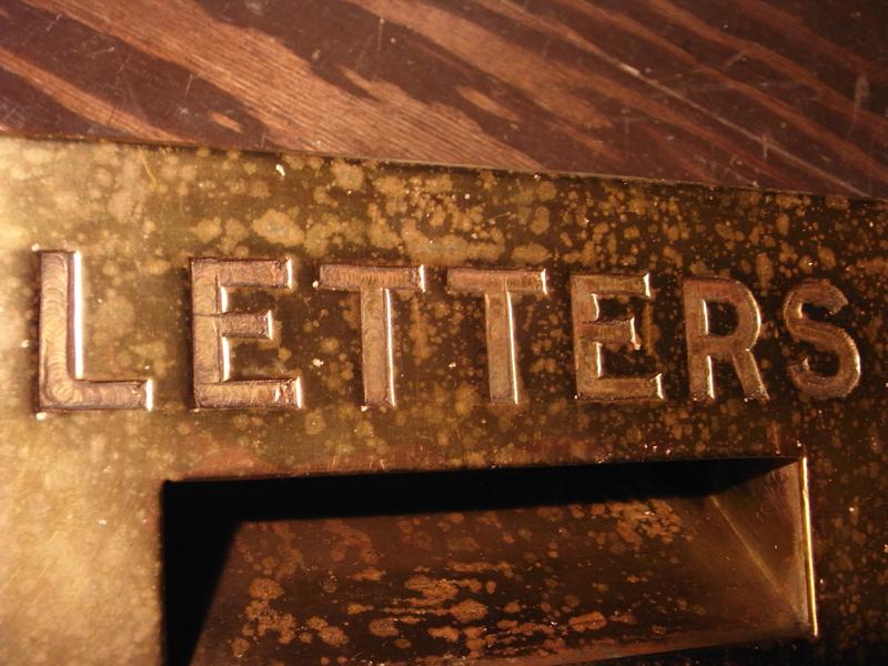 真鍮製郵便受け、レタースロット、メールスロット　LCM 5569（3）