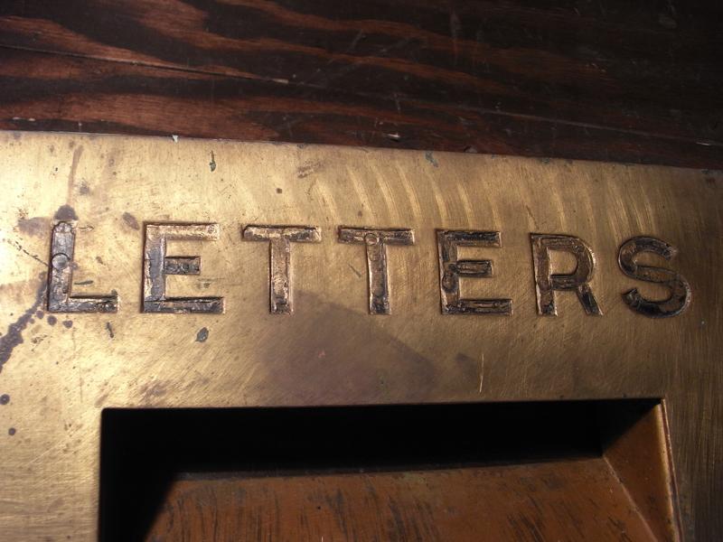 真鍮製郵便受け、レタースロット、メールスロット　LCM 5570（3）