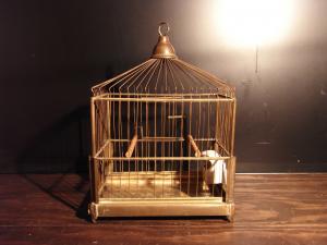 brass bird cage