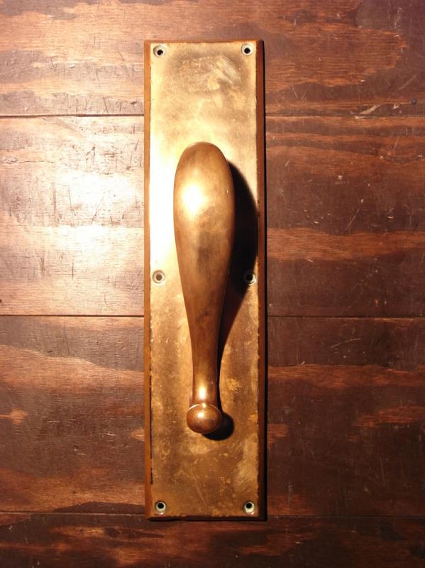 brass door handle