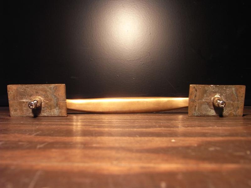 イタリア製アンティーク真鍮製ドアハンドル　ドア取っ手　家具パーツ　LCM 5629（4）