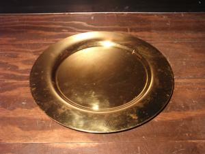 Danish brass tray