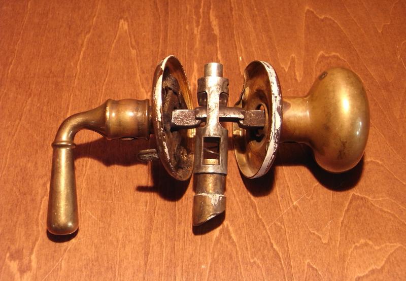 brass door knob