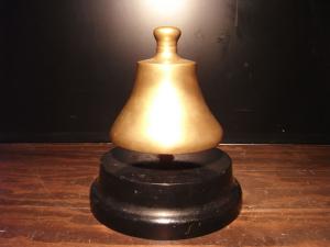brass trophy bell 