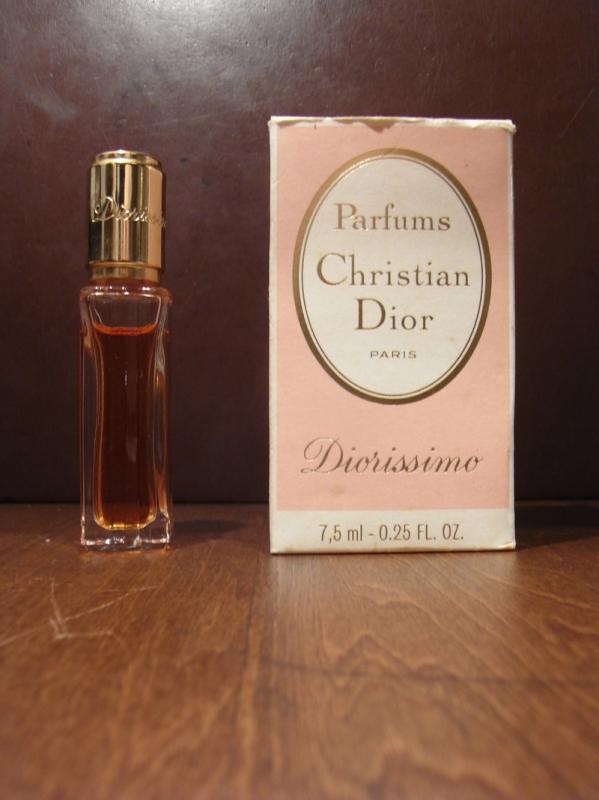 Christian Dior Diorissimoヴィンテージ香水瓶、ミニチュア香水ボトル、ミニガラスボトル、サンプルガラス瓶 LCC 0093