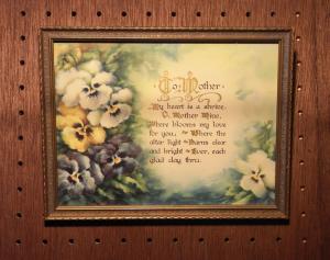 ”To Mother” flower motto 