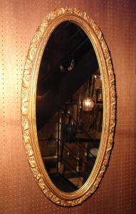 Italian oval mirror