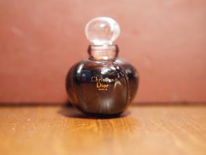 French glass perfume bottle