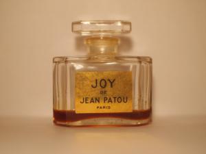 French glass perfume bottle