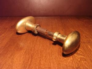 French brass door knob