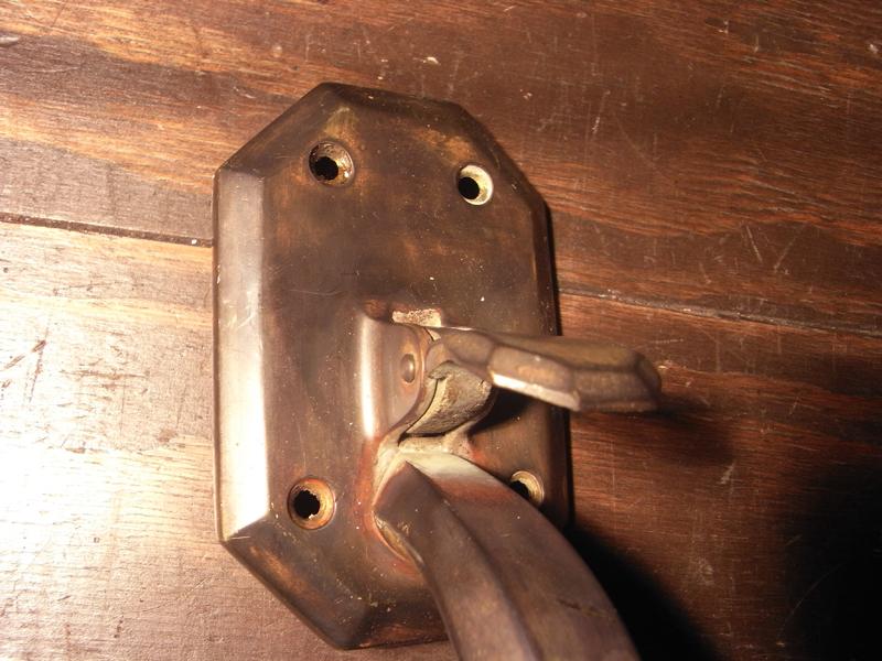 アンティーク真鍮製ドアハンドル　ドア取っ手　家具パーツ ハードウエア　LCM 4821（3）
