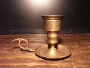 Italian brass candle holder