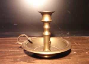 Italian brass candle holder