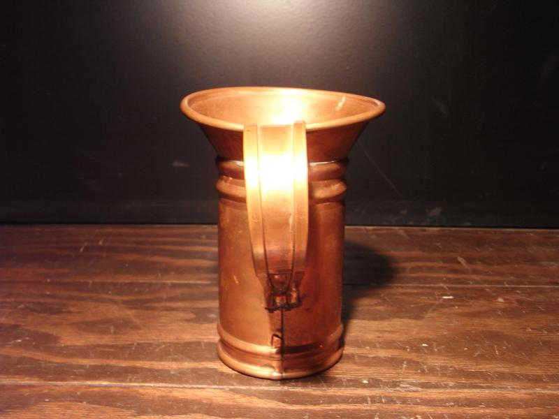 イタリア製アンティーク真鍮製水差し（カルトン、花器、花瓶）　LCM 4901（3）