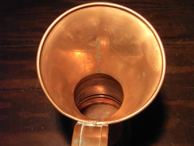 アンティーク真鍮製水差し（カルトン、花器、花瓶）　LCM 4896（4）