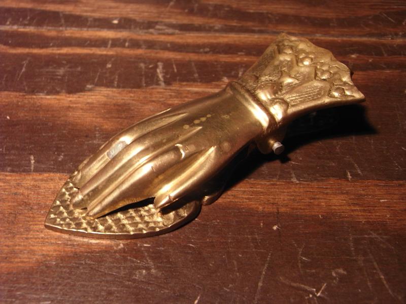 Italian brass hand clip
