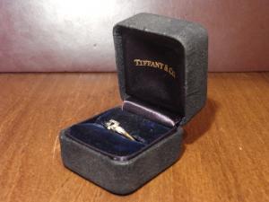 TIFFANY & Co. velvet ring display case
