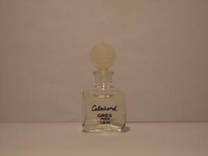 French glass perfume bottle