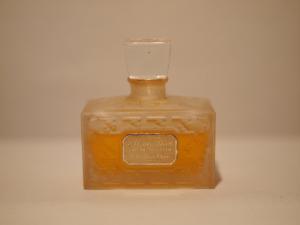 French glass perfume bottle