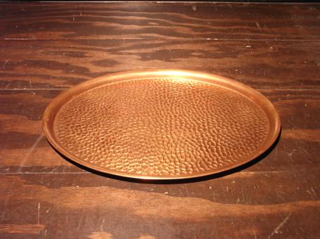 copper oval tray