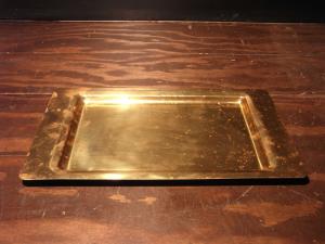 Italian brass tray