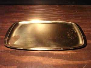 brass tray