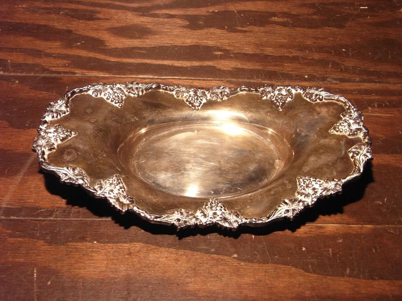 silver grape tray