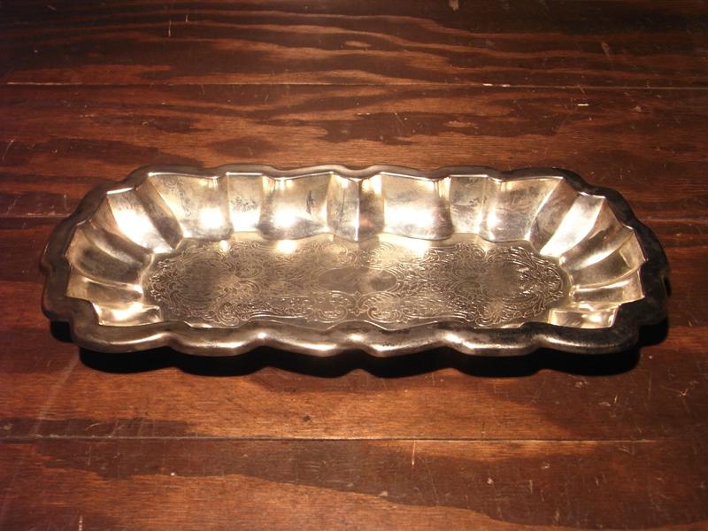 silver tray