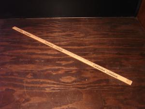 wood ruler