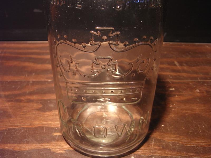 クラウンガラスボトル、メイソンジャー　LCM 4914（3）