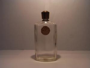 French glass perfume bottle