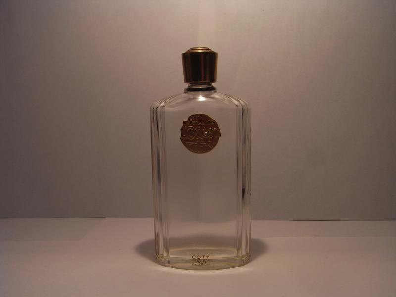 French glass perfume bottle