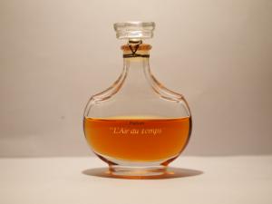 French glass perfume bottle