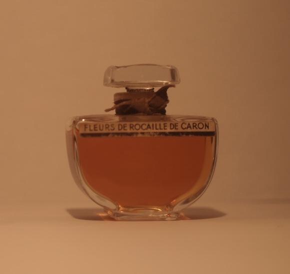 French glass perfume bottle